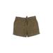 Zara Basic Shorts: Green Print Bottoms - Women's Size X-Small - Stonewash