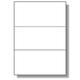 3 Per Page/Sheet, 500 Sheets (1500 Sticky PARCEL Labels), Label PlanetÂ® White Blank Matt Self-Adhesive Plain A4 Shipping Stickers, Printable With Laser/Copier or Inkjet Printer, UK LP3/210, 210 x 99.3 MM, FOR JAM FREE PRINTING, General/All Purpose