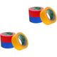 NUOBESTY 6 Rolls Colored Tape Stickers Practical Duct Tape Colored Sticker Waterproof Bandage Tape Rug Stickers Sealing Tape Repair Tape Gauze Composite Decorate Christmas