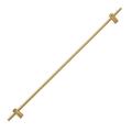 IBOWZ Kitchen Cupboard Handle Wardrobe Long Handle Brass Drawer Pulls Cabinet Knobs Pure Copper Decorative Door Knobs Bow Handle Cupboard Handle Door Levers for Book Cabinet,Adjustable Hole Distan