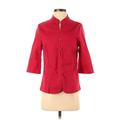 Jacket: Short Red Jackets & Outerwear - Women's Size Small