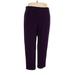 Draper's & Damon's Casual Pants - High Rise: Purple Bottoms - Women's Size 2X