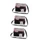 Vaguelly 3pcs Diaper Nappy Travel Bag Mummy Handbag Mummy Bag Diaper Nappy Changing Bag Diaper Bag Fashion Products Pink