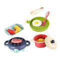 ifundom 3 Sets Play House Kitchen Utensils Chef Pretend Play Toys Play Kitchen Accessories Kitchen Toys for Kitchen Toys Kitchen Pretend Play Accessories Gifts Abs Girl Tableware