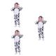 UPKOCH 3pcs Cow Costume Cow Cosplay Costume Cow Outfit Animal Costume for Child Costumes Frog