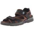 Mephisto Men's Shark Fit Sandal,Dark Brown,10 M US