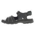 Propét Men's Hudson Sandal, Black, 13 UK