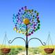 Wind Spinners Large Metal Outdoor Windmill Garden Spinner Yard Spinners Kinetic Lawn Art Patio Wind Spinners Garden Decor