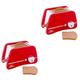 BESTonZON 2pcs Wooden Toaster for Toasters Wooden Toaster Child Afternoon Tea Breakfast Bamboo