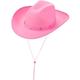 Shihanee Victorian Top Hat Circus Show Hat Cowboy Hat for Christmas St Pattys Day Halloween Party (Pink,Fedora Hat)