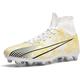 BINQER Men's Football Boot Grass Wearable Professional Training Outdoor Sports Football Boots Spikes (Color : 26167-gold, Size : 6 UK)