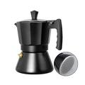 EPIZYN coffee machine 3cup 6cup Aluminum Moka Mocha Pot Espresso Coffee Maker Induction Cooker Percolator Stove Top Pot Coffee Machine coffee maker (Color : 6cup)