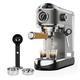 EPIZYN coffee machine Semi Automatic 20 Bar Coffee Maker Machine by with Milk Steam Frother Wand for Espresso Cappuccino Latte and Mocha coffee maker (Color : CM7008, Size : UK)