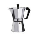 EPIZYN coffee machine Aluminum Durable Coffee Maker Mocha Espresso Percolator Pot Coffee Maker Practical Moka Pot Espresso Shot Maker Espresso Machine coffee maker (Color : 300ml for 6 cups)