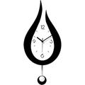 XBR Mantle Clocks For Living Room,Wall Clock Radio Controlled Water Drops Swing Wall Clock Modern Design Nordic Style Living Room Wall Clocks Fashion Creative Bedroom Wall Clock relojes de pared