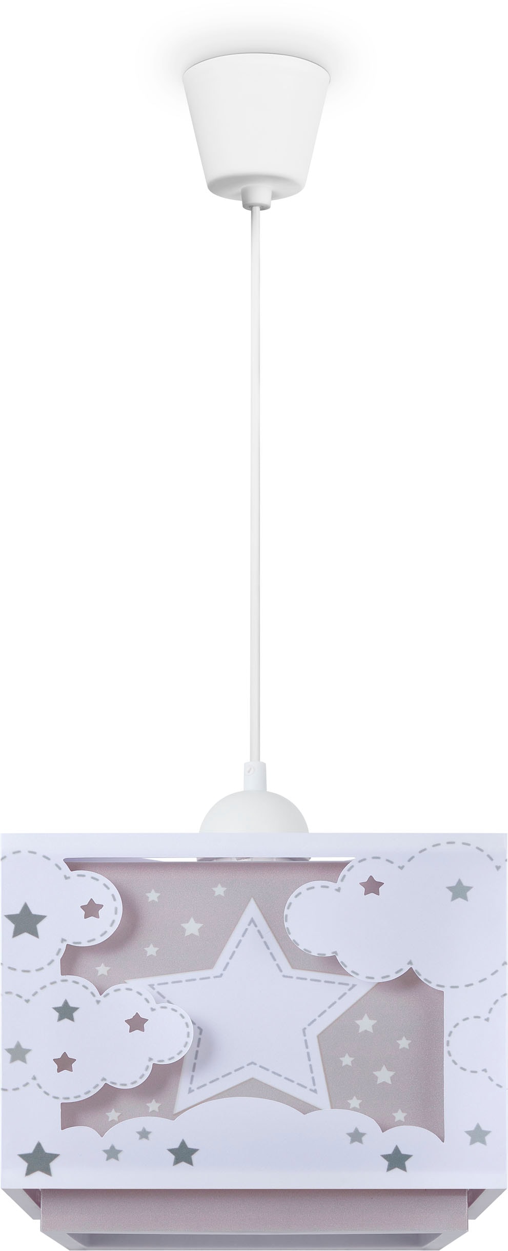 PACO HOME Pendelleuchte "GRETA", weiß, 1, H: 24,5cm, Leuchten, Kinderlampe Image