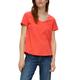 T-Shirt S.OLIVER Gr. 40, rot (bright coral) Damen Shirts V-Shirts