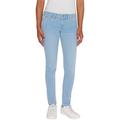 Skinny-fit-Jeans PEPE JEANS "SKINNY LW" Gr. 31, Länge 32, blau (bleached) Damen Jeans Röhrenjeans