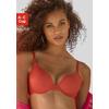 Schalen-BH S.OLIVER "Louise", Damen, Gr. 70, Cup C, orange (dunkelorange), Microtouch, Obermaterial: 59% Polyamid, 21% Polyester, 20% Elasthan, casual, BHs, mit nahtlos vorgeformten Cups