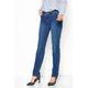 Straight-Jeans TONI "Perfect Shape Straight" Gr. 46, N-Gr, blau (mid blue used) Damen Jeans Gerade