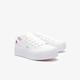 Sneaker LACOSTE "ZIANE PLATFORM 124 1 CFA" Gr. 37,5, wht, lt pnk Schuhe Sneaker