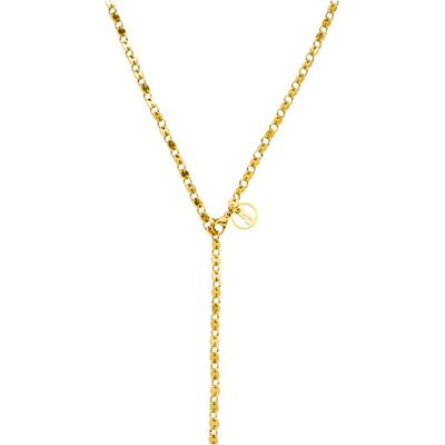 Y-Kette PURELEI "Schmuck Geschenk Pure, 2110", gold (gelbgoldfarben), Halsketten, Damen, Edelstahl, L: 60cm