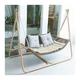 Garden Swing Seat Swing Outdoor Courtyard Hanging Chair Double Swing Garden Swing Bed Balcony Hanging Bed Household Outdoor Swing Hanging Chair Outdoor Swing (Color : D)