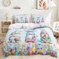 HJOSWVNS Double Duvet Set Purple Bee Yellow Bedding Double Bed Set Microfiber Soft Duvet Cover Double with Hidden Zipper Closure Duvet Sets Double Bed Double Duvet Cover+Pillow Cases 2 Pack(50x75cm)