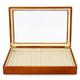 NOALED Jewelry Box Multifunctional Jewelry Box Wooden Jewelry Storage Box Microfiber Ring Display Tray Bracelet Storage Box Jewelry Organizer for Women small gift