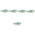 SAFIGLE 5pcs Leaf Jewelry Tray Vanity Tray Decorative Jewelry Tray Jewelry Dish Jewelry Holder Leaf Shaped Ring Dish Ring Tray Jewelry Trinket Tray Trinkets Zinc Alloy Dressing Table