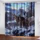 Pencil Pleat Blackout Curtains Bedroom Animal Dog 170 X 200 Cm Printed Blackout Curtains 3D Living Room Office Bedroom 2 Panels Suitable For Bedroom Living Room Dining Room-9R5D/X9Y