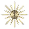 Home Wall Mounted Clock Tick Tick Wall Decor Wall Mounted Wall Clock,Metal Sunburst Decor Silent Clocks, Decorative Home Wall Mounted Clock Tick Tick Wall Decor Wall Mounted Wall Clock,Home