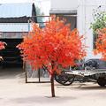 Artificial Red Maple Tree, Simulation Maple Tree, Dwarf Red Japanese Maple Tree, Artificial Tree, Fake Japanese Maple Tree, Sugar Maple Tree Outside Fall Decor 1x0.6m/3.3x2ft