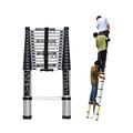Heavy Duty Telescopic Ladder Collapsible 2 3 4 5 6 M Tall, RooClimb Telescoping Ladder, Portable Retractable/Extension Ladder for RV Boat Dock Camping Home, Load 300lbs (Size : 2.6m/8.5ft) (6.2