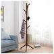 Coat stand Coat holder Free Standing Coat Rack Solid Wood Coat Hangers With 8 Hook For Scarves Coat Stand Coat shelf Coat rack (Color : B, Size : 43x175cm)