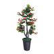 Artificial Tree Simulation Plant Cherry Fruit Tree Large Artificial Tree Floor-To-Ceiling Potted Plants In The Indoor Living Room Faux Plants