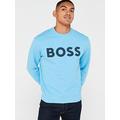 Boss Webasiccrew Crew Neck Sweatshirt - Blue