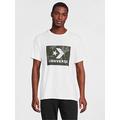 Converse Mens Star Chevron Camo T-shirt - White, White, Size M, Men