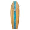 Surfboard Shaped Wall Clock Aqua , Aqua