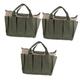 Homoyoyo 3pcs Gardening Kit Garden Tote Storage Bag Outdoor Garden Tool Bag Gardening Tool Equipment Bag Garden Tool Tote Bag Canvas Tote Holder Portable Garden Tools Oxford Cloth