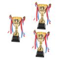 POPETPOP 3pcs Universal Metal Trophy Football Decor Winner Trophies Trophy Real Size Prize Trophy Adornments Award Cup Basketball Gifts Game Match Trophy Child Golden Retriever Metal Cup