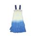 Justice Dress - A-Line: Blue Ombre Skirts & Dresses - Kids Girl's Size 7