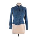 Crazy Horse Denim Jacket: Blue Jackets & Outerwear - Women's Size Medium Petite