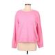 J.Crew Factory Store Sweatshirt: Pink Tops - Women's Size Medium