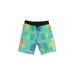 Hurley Board Shorts: Green Bottoms - Kids Boy's Size 7