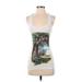 Next Level Apparel Tank Top White Scoop Neck Tops - Women's Size Small