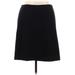 Ann Taylor Factory Formal A-Line Skirt Knee Length: Black Bottoms - Women's Size 14