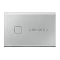 Samsung T7 Touch Portable SSD - 500 GB - USB 3.2 Gen.2 External SSD Metallic Silver (MU-PC500S/WW) (Renewed)