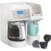 Coffee Maker, Compatible with K-Cup Pods or Grounds,White
