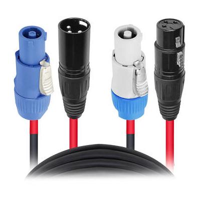 ProX Jumper PowerKon and XLR Link Cable (6') XC-PW...